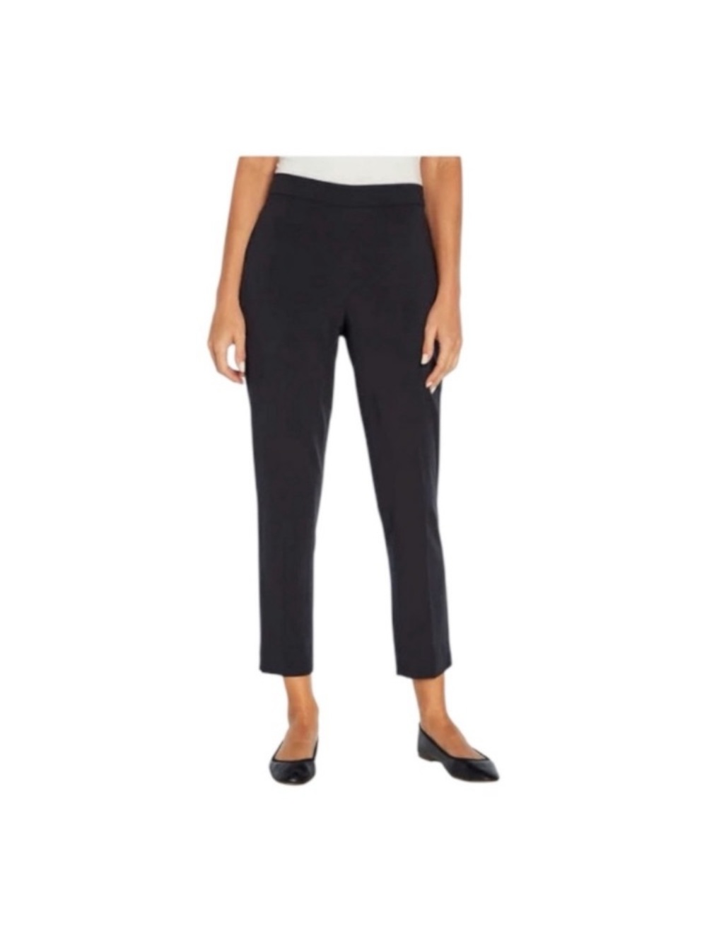 Banana Republic Black Ankle-Length Slim Pants
